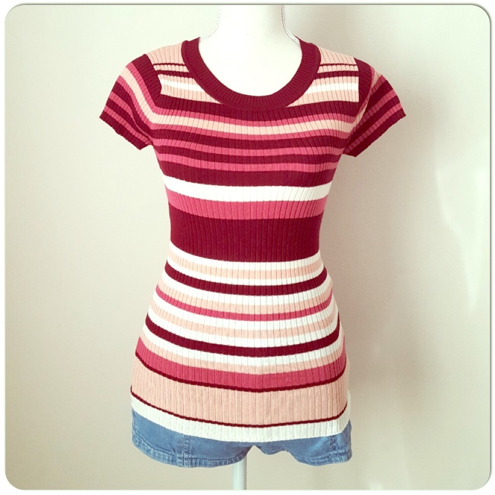 Retro striped top